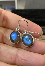 Labradorite Oval Earrings