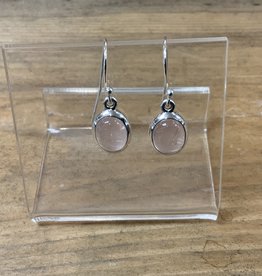 Smaller Rose Quartz Earrings