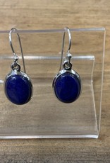Lapis Lazuli Oval Earrings