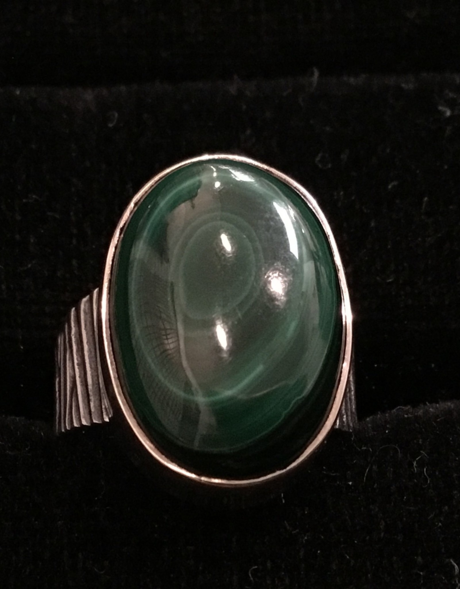 Malachite Silver Ring