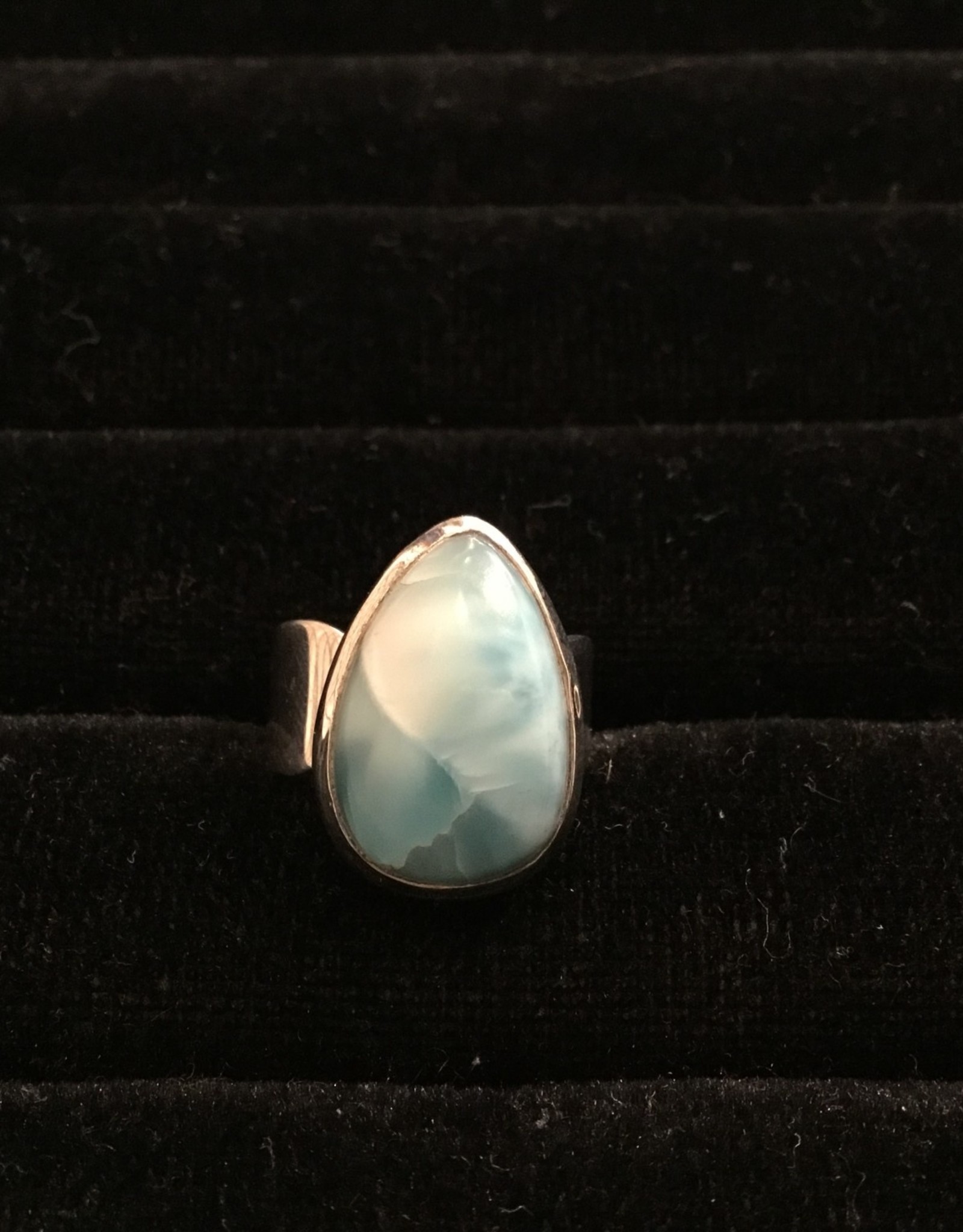 Larimar Silver Ring