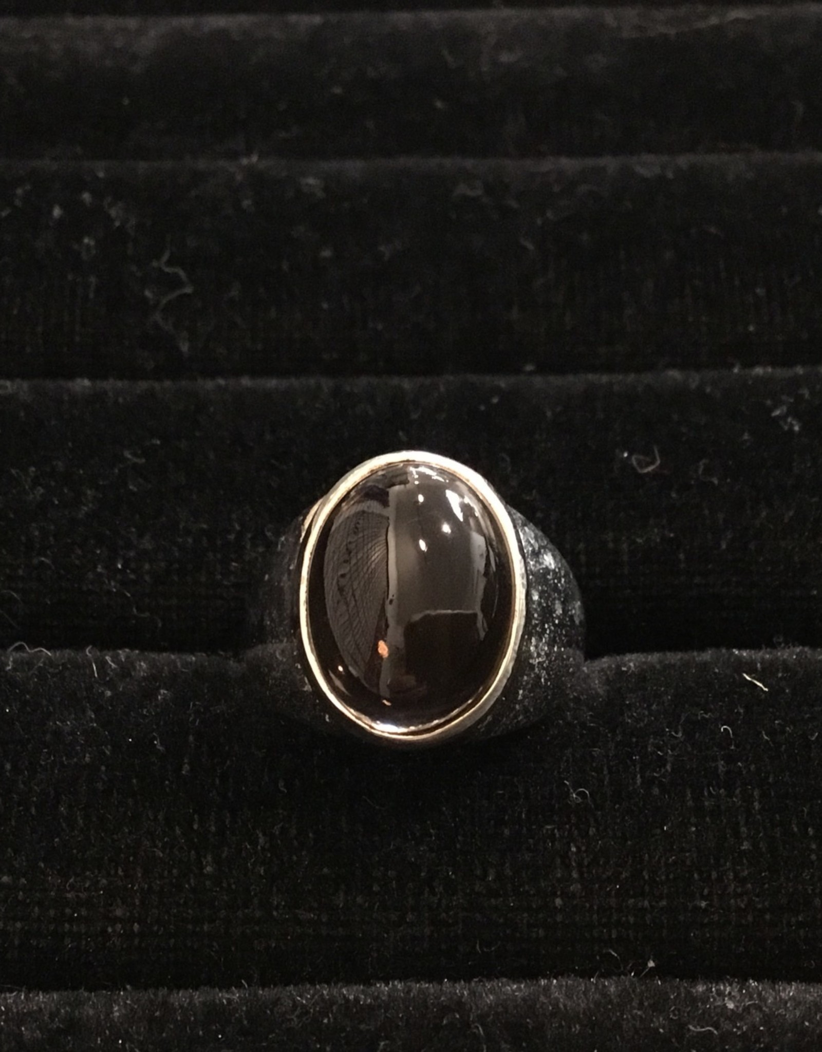 Smoky Silver Ring