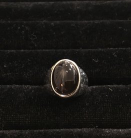 Saffron Fine Jewellery Ltd. Smoky Silver Ring