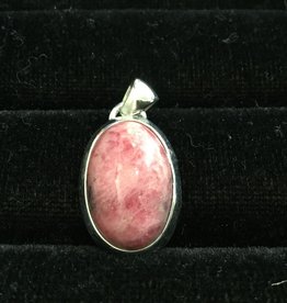 Saffron Fine Jewellery Ltd. Rhodonite Silver Pendant