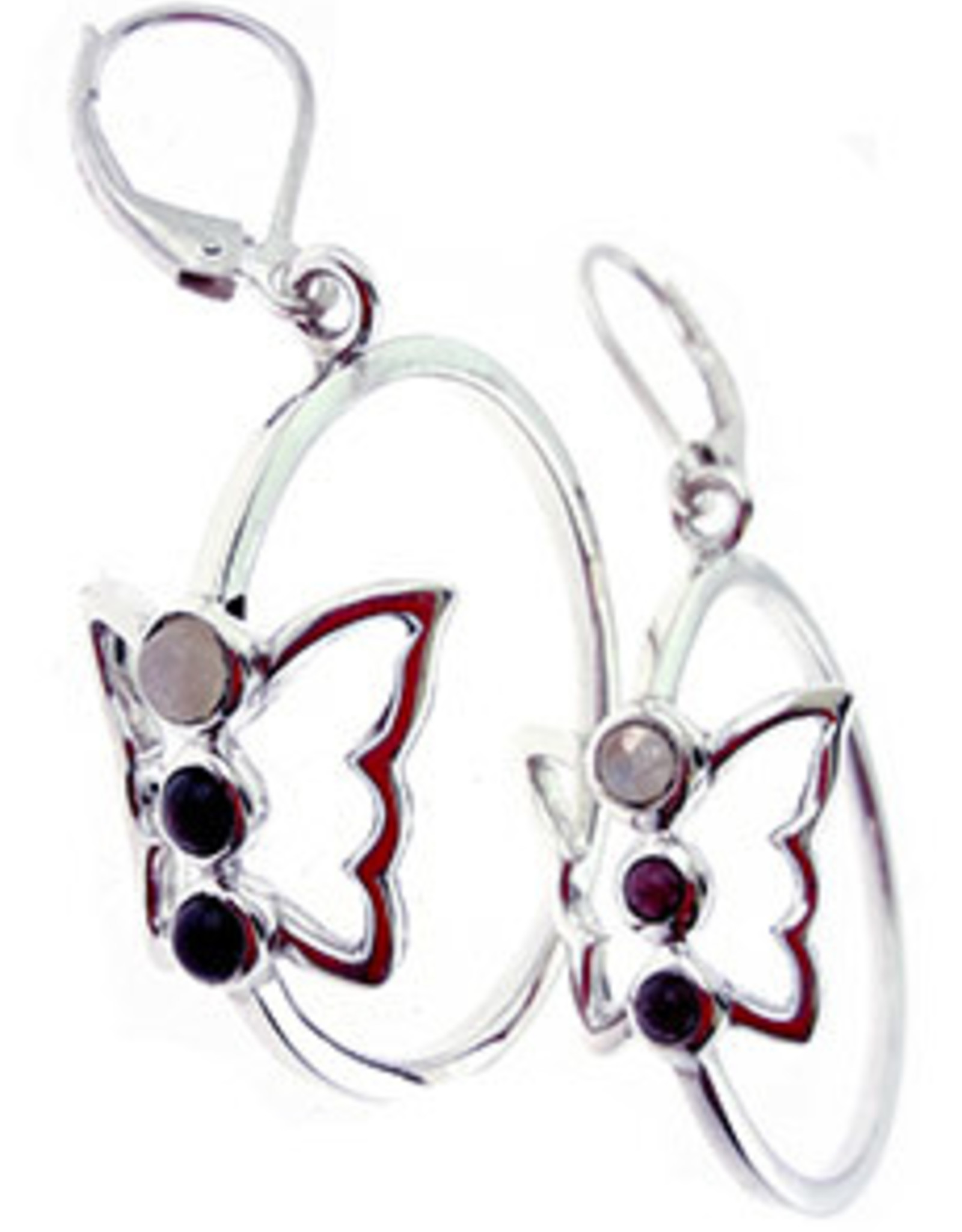 Butterfly Loops with Amethyst