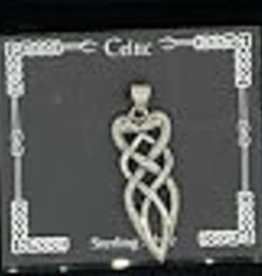 Distinctive by Design Celtic Snake Silver Pendant