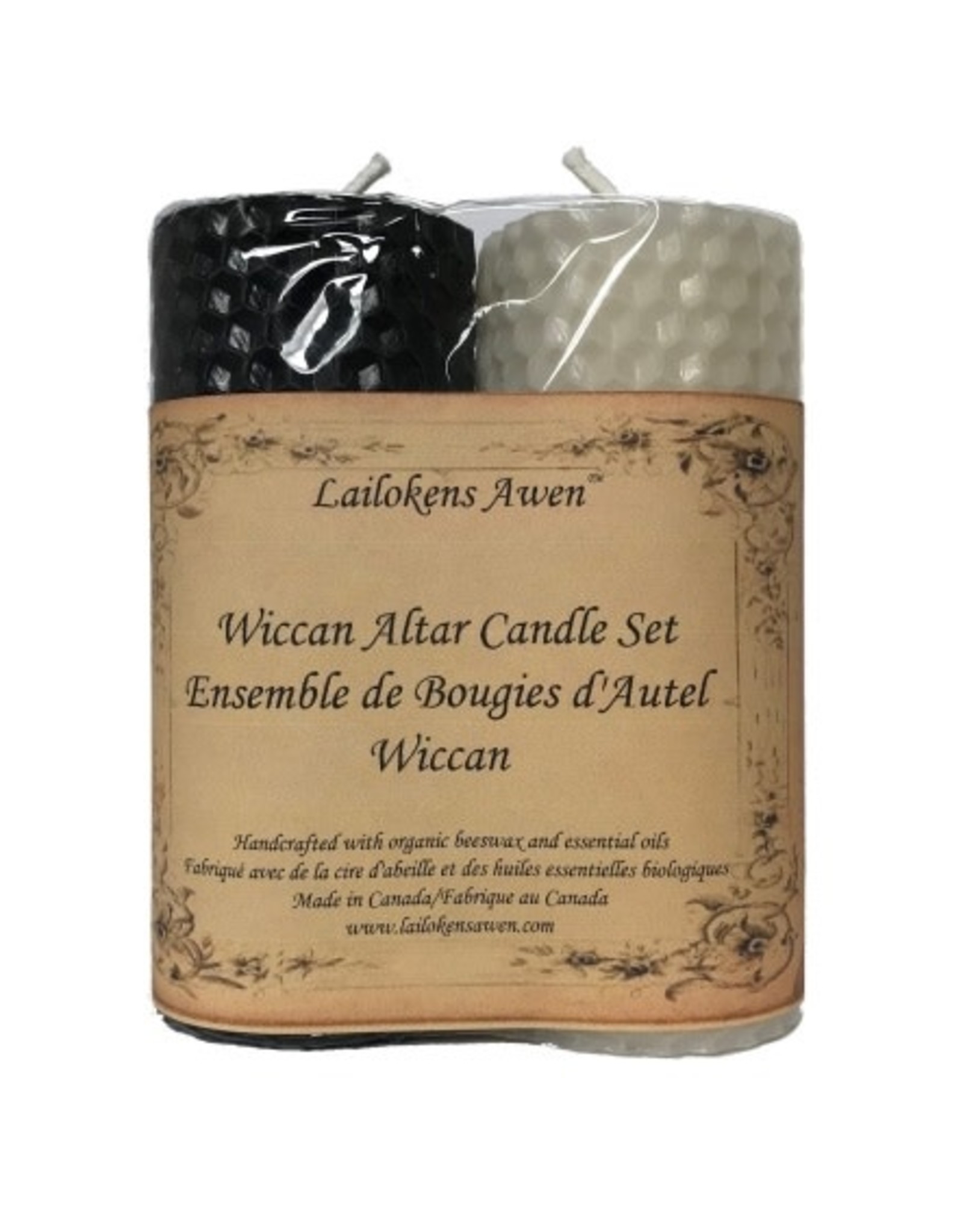 Candle Beeswax Wiccan Altar Set