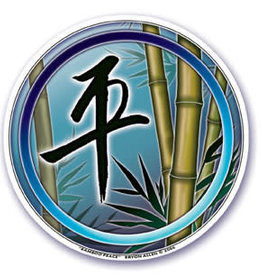 Sticker Window Bamboo Peace
