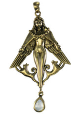 Pendant Bronze Freya with Moonstone