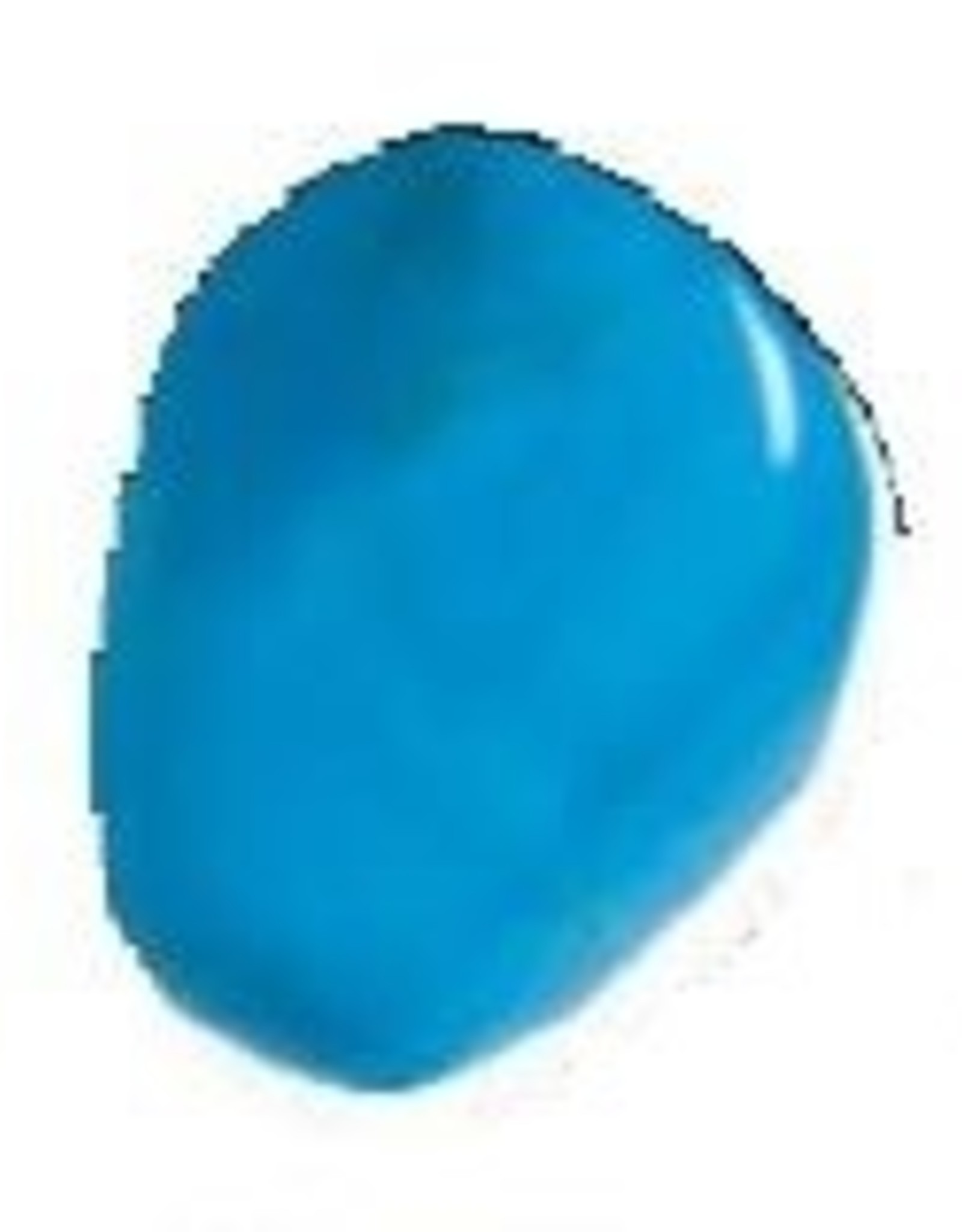 Howlite Dyed Blue Tumbled Stone (Zimbabwe) M