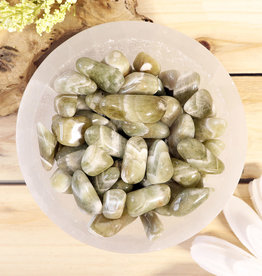 Green Amethyst Tumbled Stones – Prasiolite