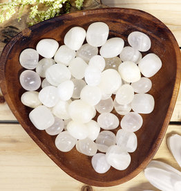 White Calcite Tumbled Stone