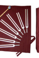 Chakra Tuning Fork Set - 7 piece set w/ info