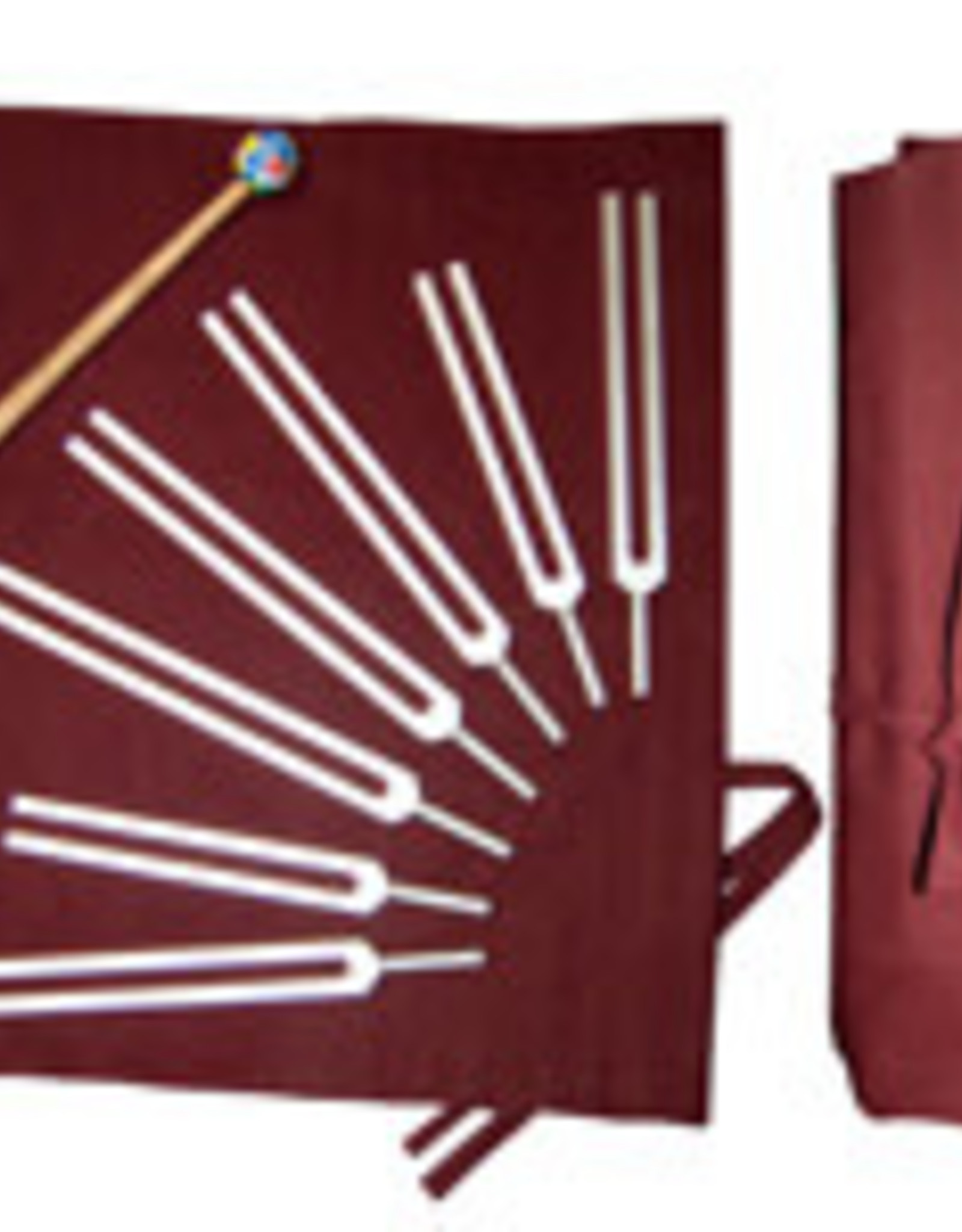 Chakra Tuning Fork Set - 7 piece set w/ info