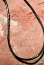 Black necklace cord, 28" with clasp