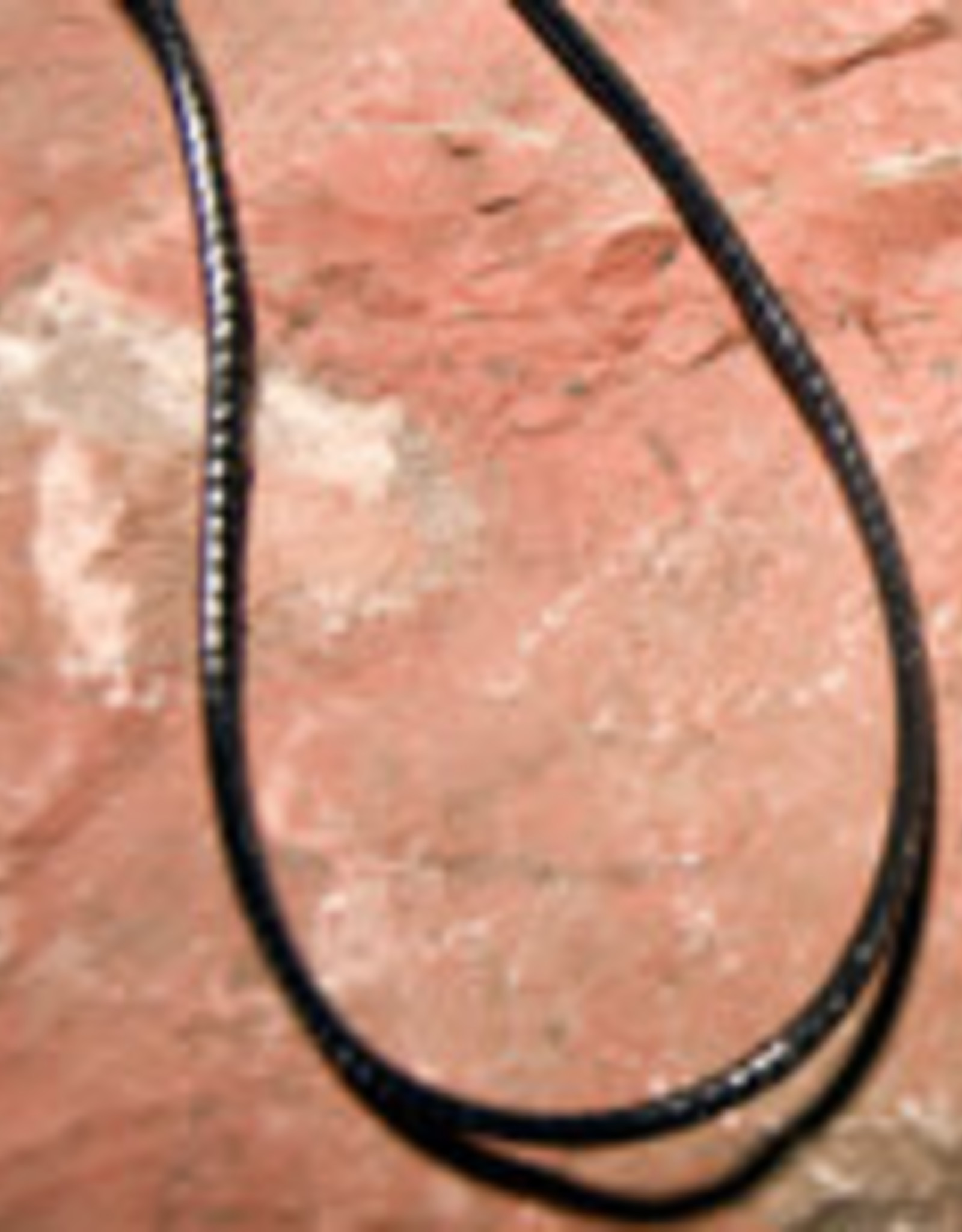 Black necklace cord, 28" with clasp