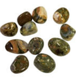 Rhyolite (Rainforest Jasper) Tumbled