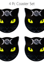 Triple Moon Cat Coaster Set 4