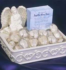 Angel Worry Stone / Travel Angel / Comfort Cross