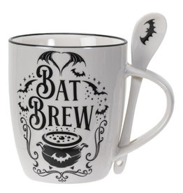 Mug & Spoon Set Bat Brew
