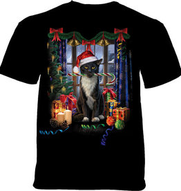 BLACK SANTA PAWS Adult Classic Tee