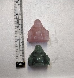 TIGER EYE & CLEAR/ROSE QTZ – BUDDHA - 1 Piece