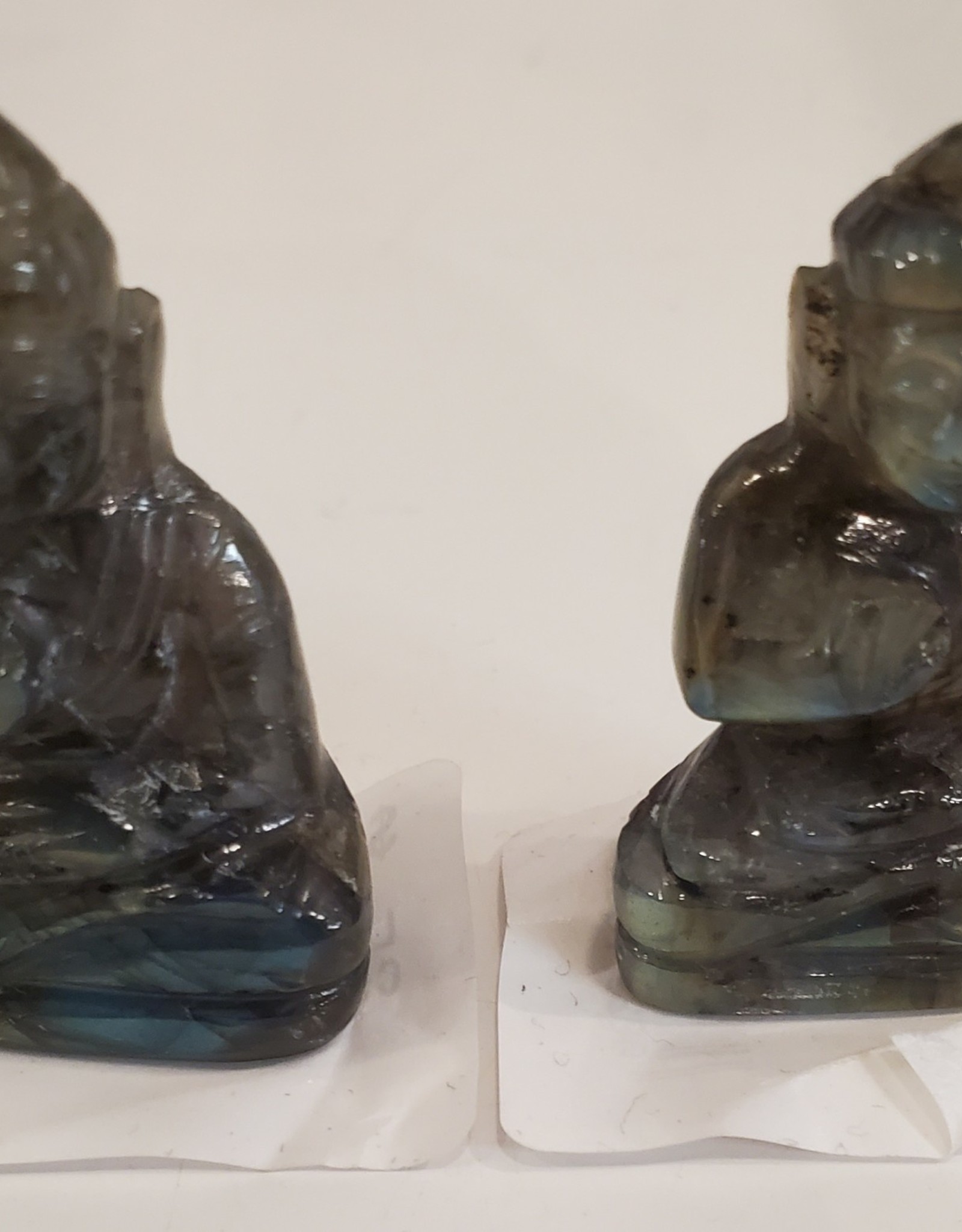 Labradorite Hand Carved Buddha