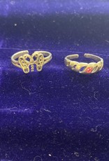 Silver Toe Rings - mixed designs