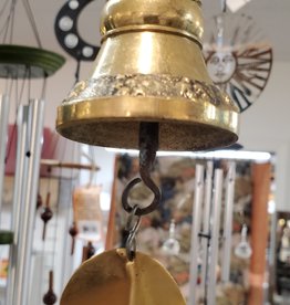TBH Imports Brass Bell with leaf