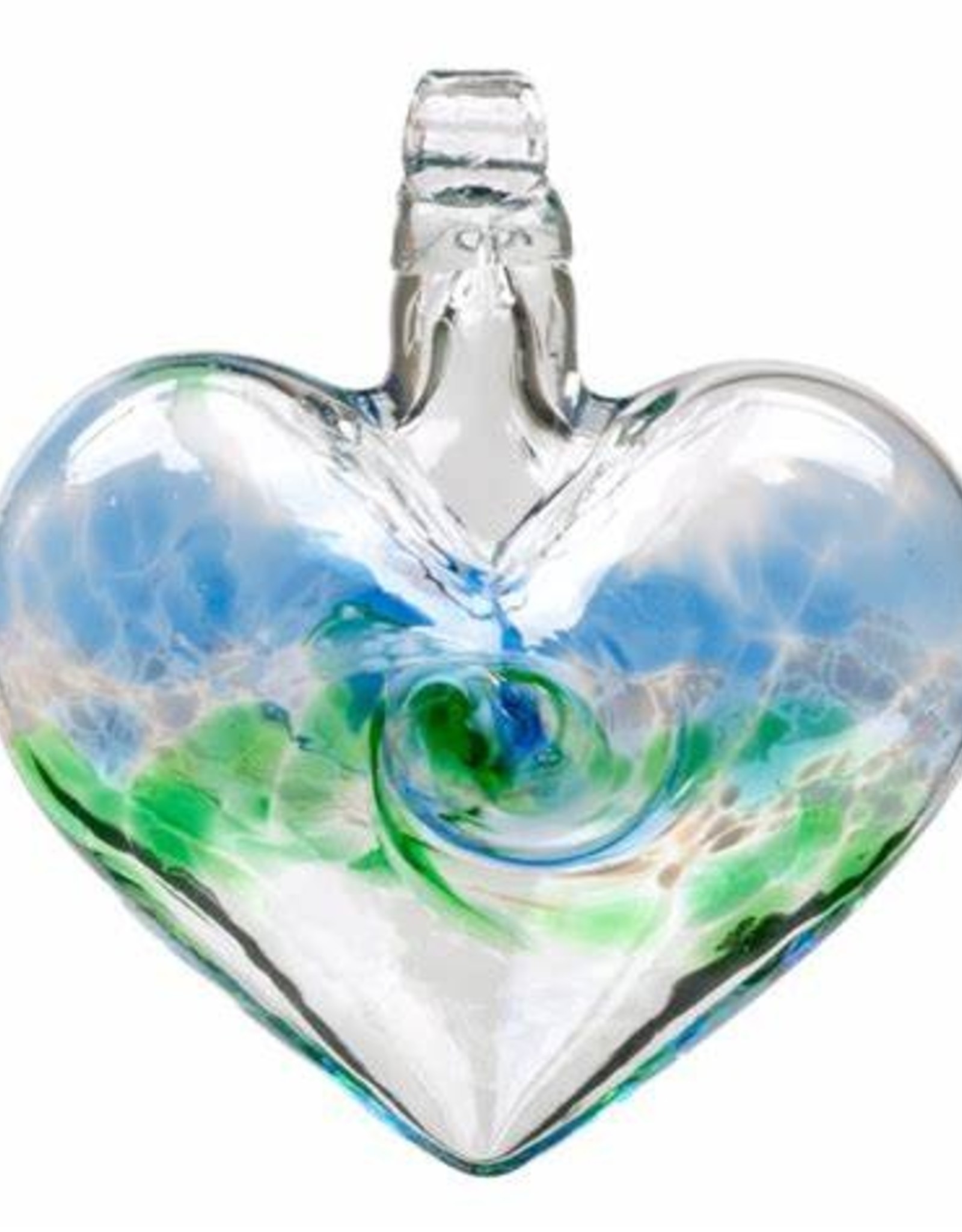 Kitras Art Glass Vanglow Heart 3 inch -