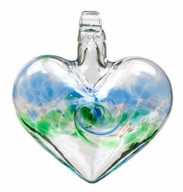Kitras Art Glass Vanglow Heart 3 inch -