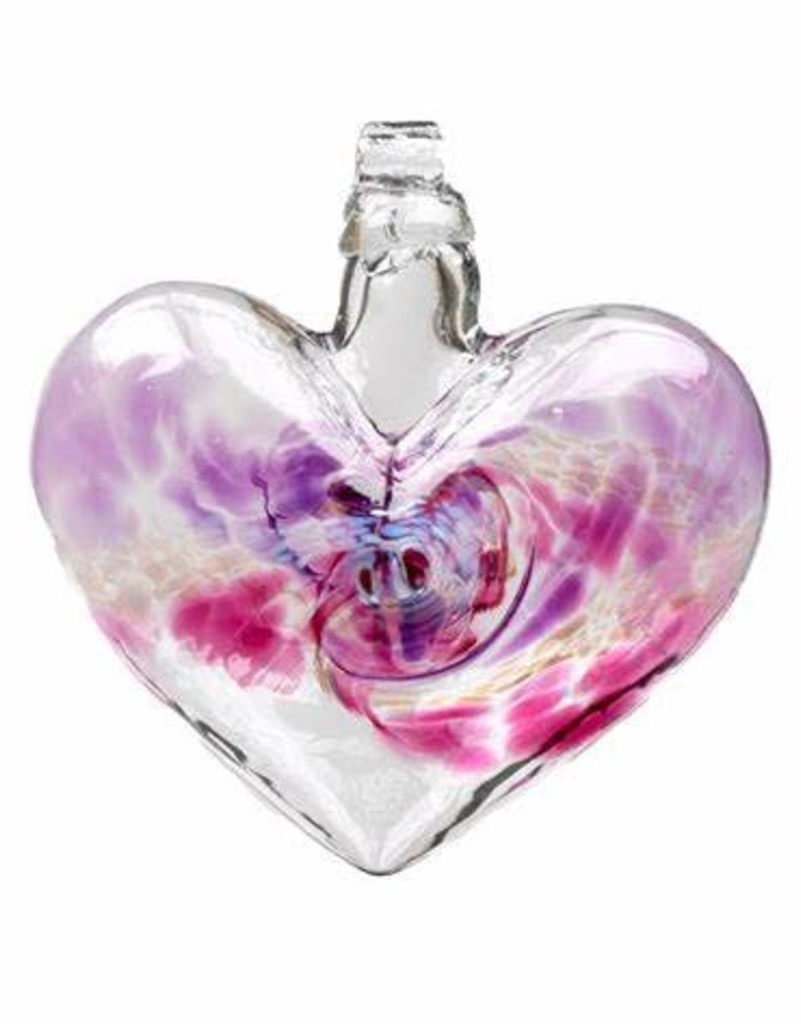 Kitras Art Glass Vanglow Heart 3 inch -