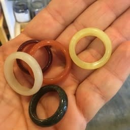 Semi precious stone rings sale
