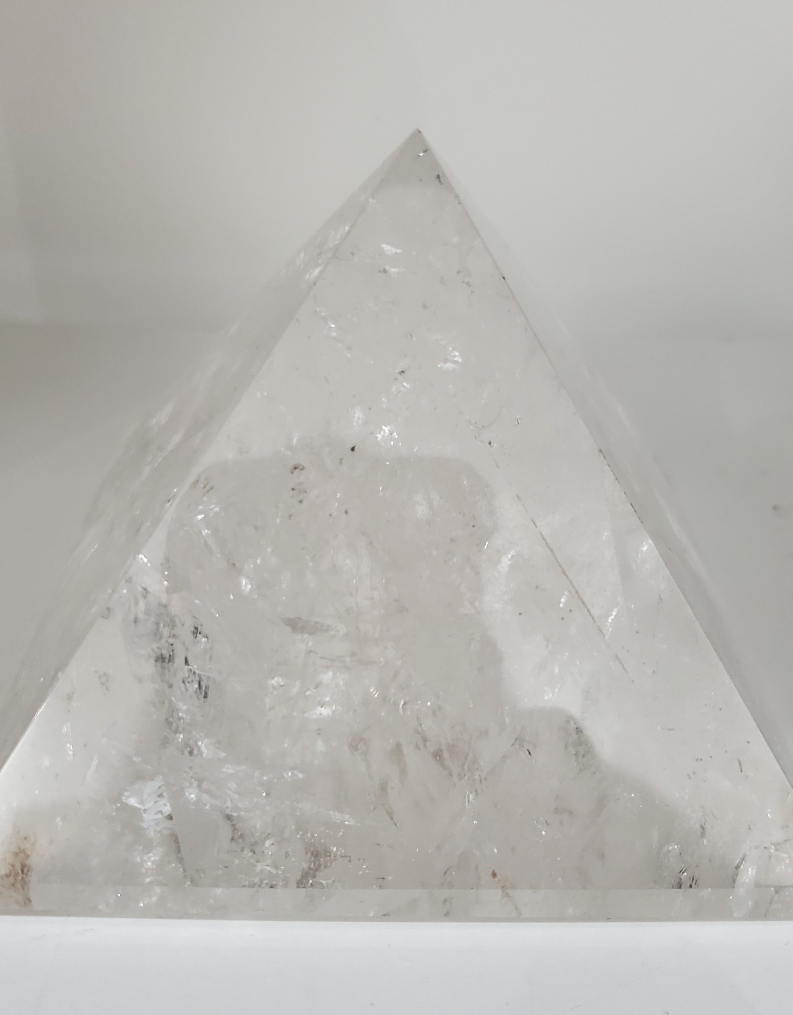 Large Clear Quartz High Quality Pyramid