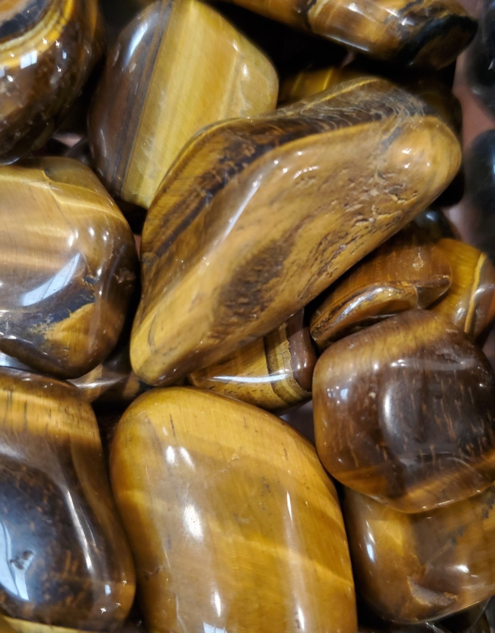 Tiger Eye Gold Tumbled Stone