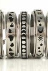Spinner Ring Mixed Styles Stainless Steel