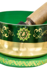 SINGING BOWL – CHAKRA – HEART – GREEN – 5″ DI