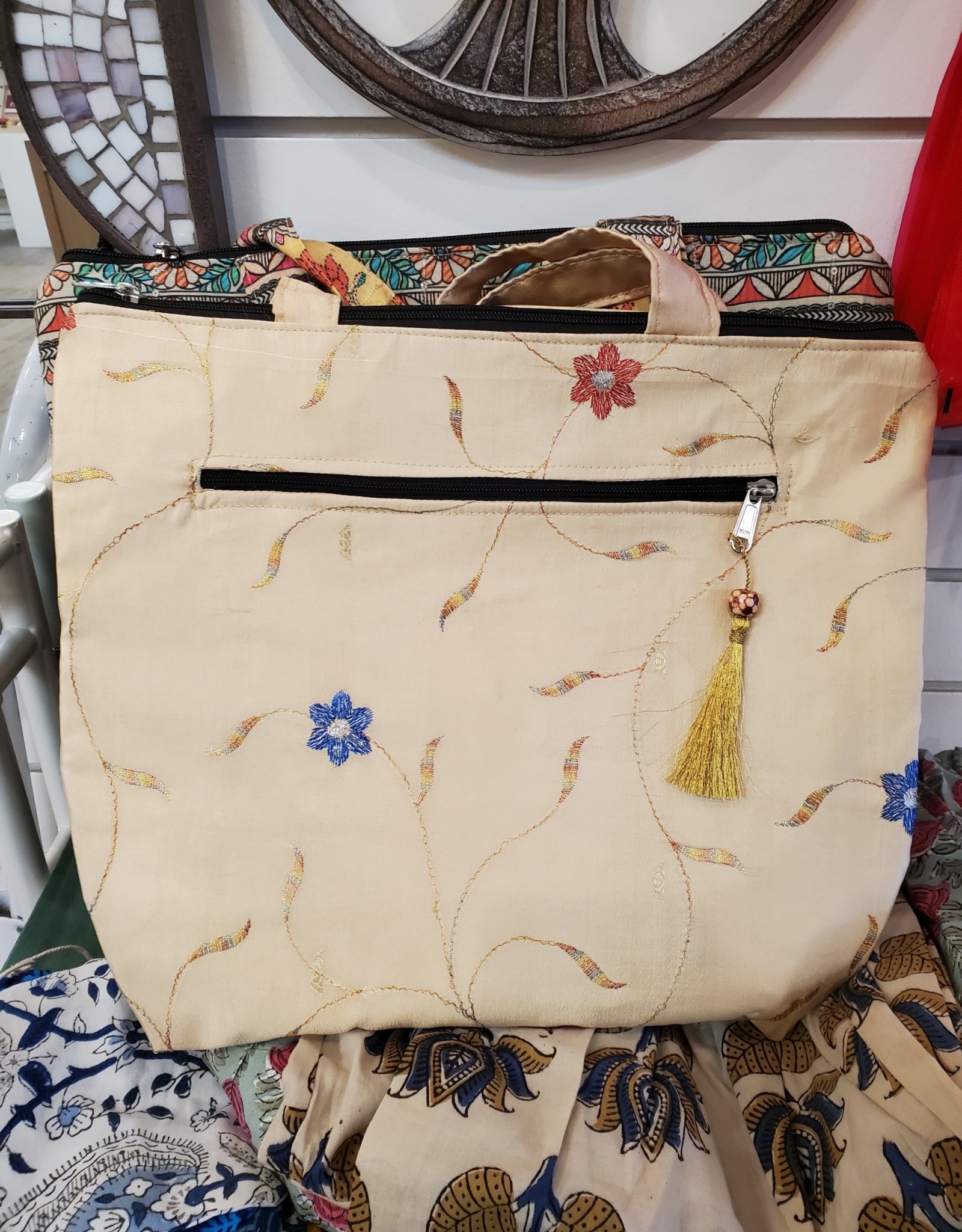 Recycled Sari Large Handbags