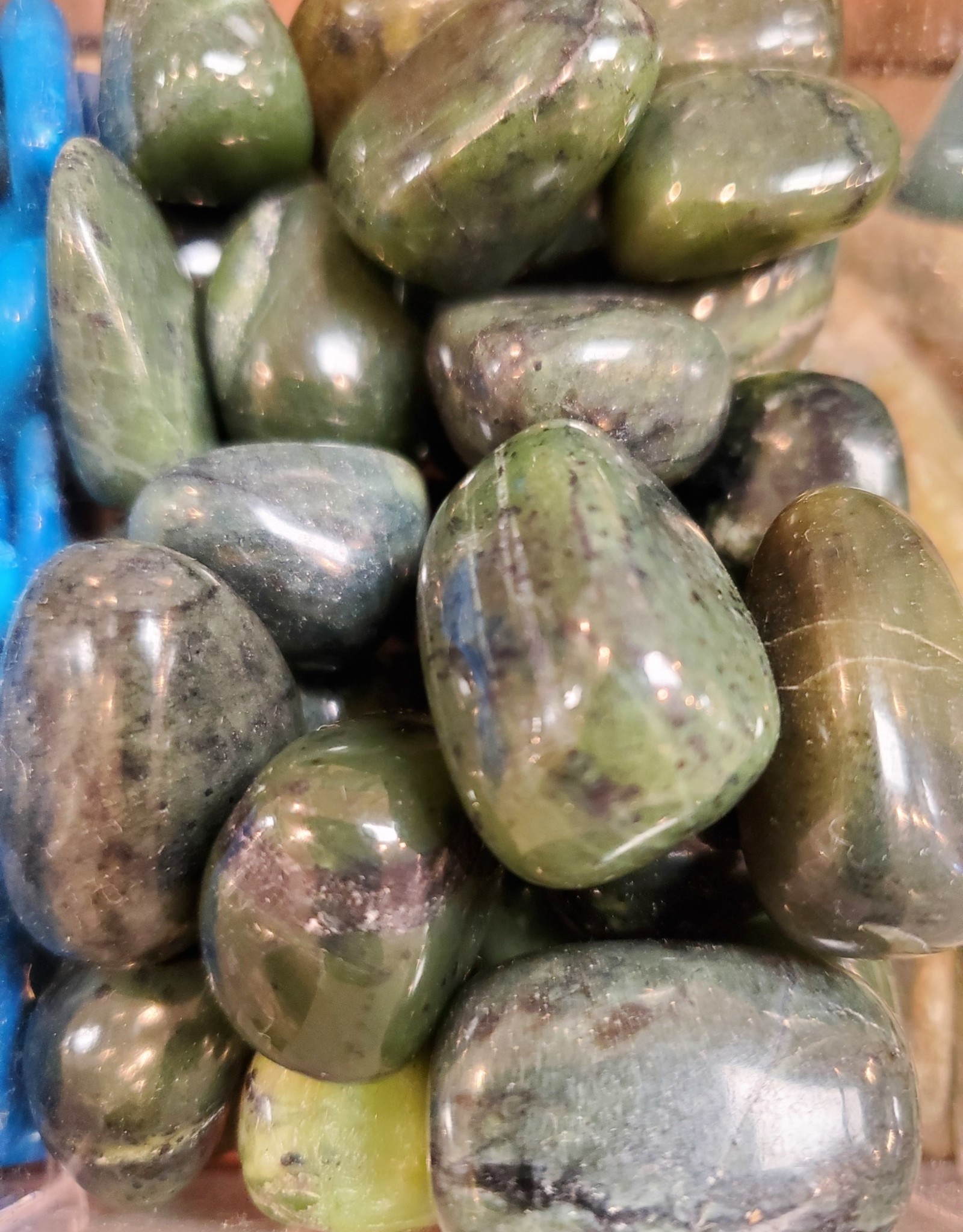 Nephrite Jade Tumbled Stone - Large