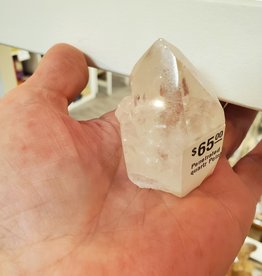 Penetrated Clear quartz Point - Bridge Between Worlds