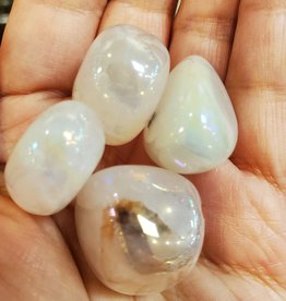 Opalized Rose Quartz Tumbled