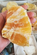 Orange Calcite Chunk Orange Calcite Chunk