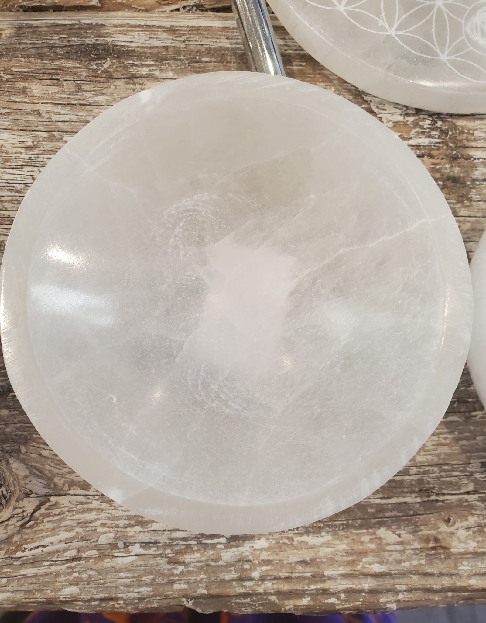 Selenite (Satin Spar) Bowl Large 12 cm
