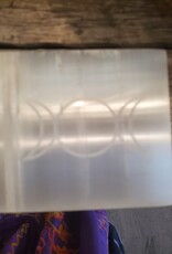 Selenite (Satin Spar) Charging Plate