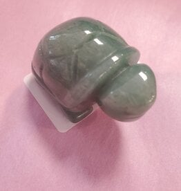 Turtle Figurine 1.5" Green Aventurine