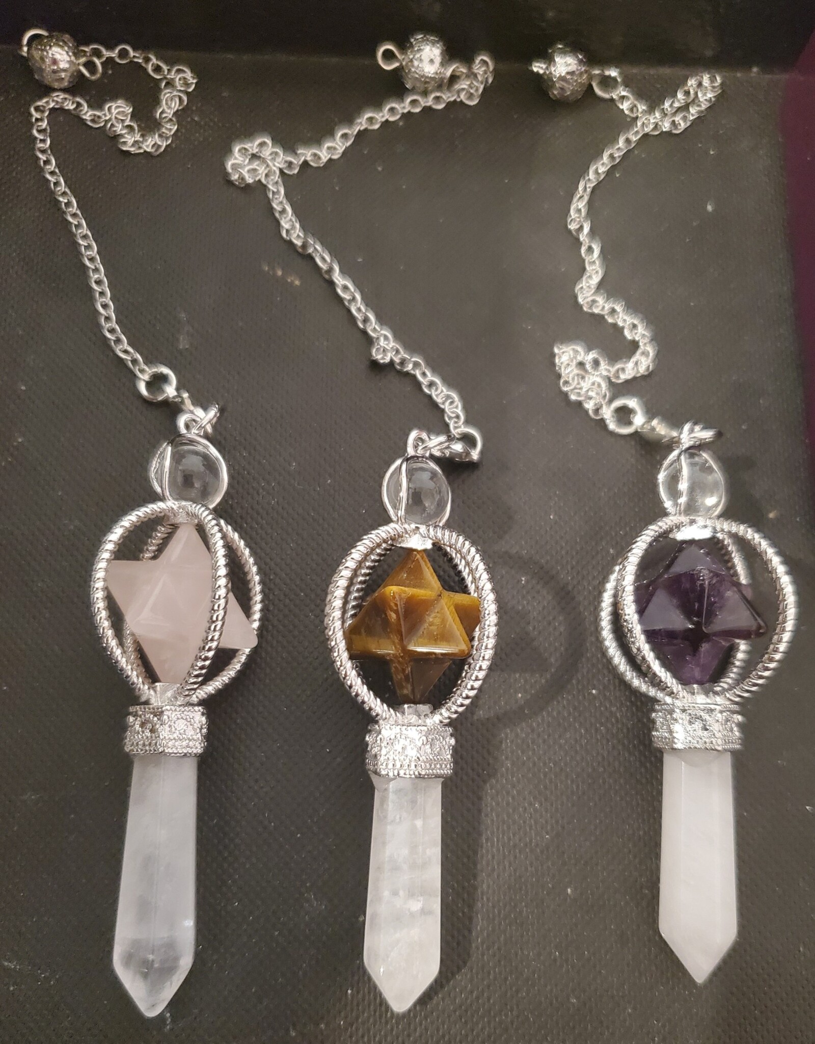 Pendulum Spinning Merkaba w/Sphere