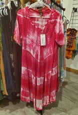 Summer Dress Solid H/S Rayon Bamboo Natural Dye