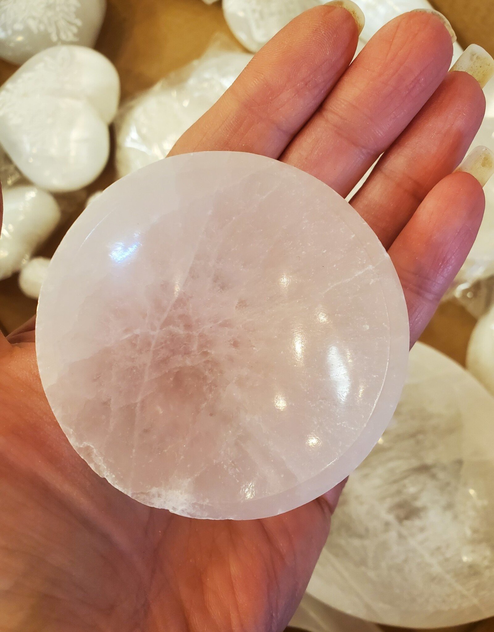 Selenite (Satin Spar) Small Bowl 8 cm