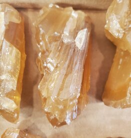 Nature's Expression Medium Honey Calcite raw chunk