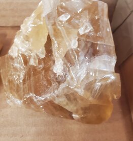 Nature's Expression Larger Honey Calcite Raw Chunk
